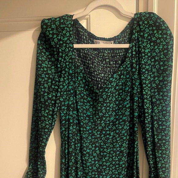 NWOT! Zara | Dresses | Zara Floral Print Mini Dress Size Medium - Picture 9 of 10